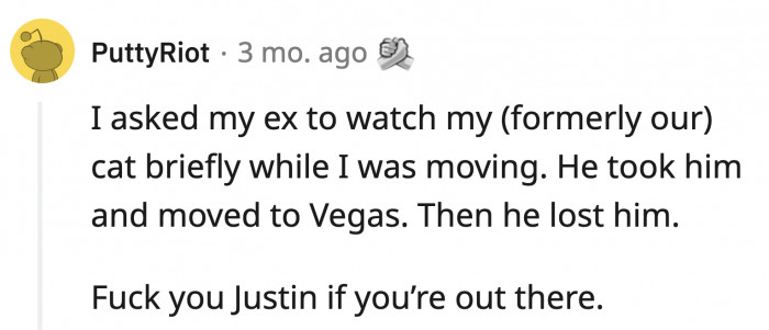 2. To hell with you, Justin!