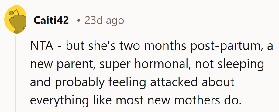 Maybe it's the 'post-partum, not-perfect' stage. Hormones are like tiny drama queens, throwing tantrums left and right!