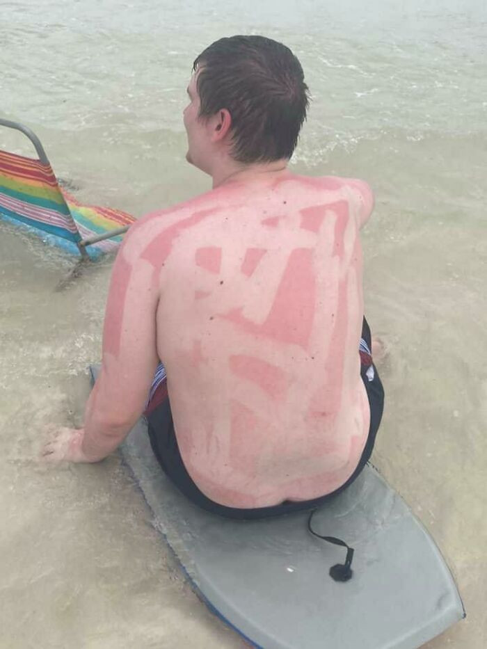 46. When you insist on putting sunscreen on without anyone's help.