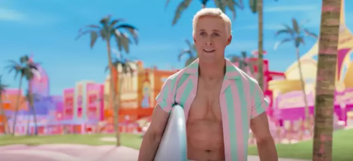 While Hollywood heartthrob Ryan Gosling plays her Ken.