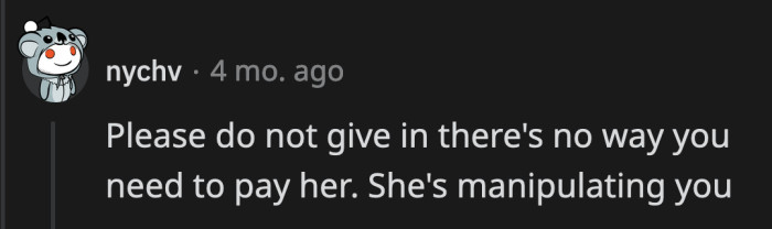 OP is already suspicious that his mom is treating him unfairly compared to his siblings.