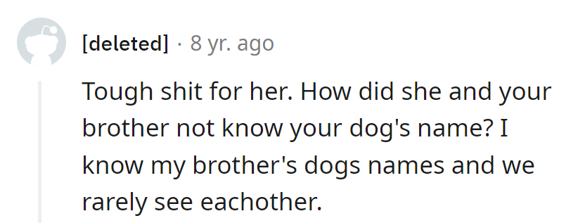 Seems like they missed the 'pet name memo'! Communication breakdown or selective memory?