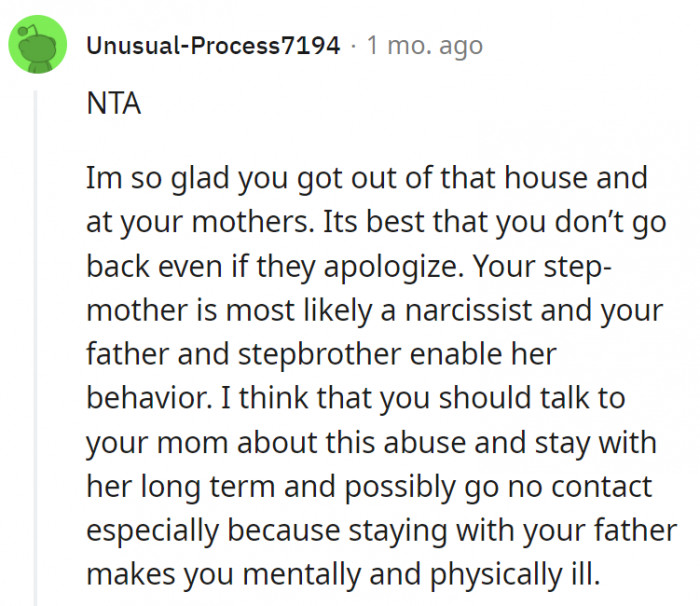 6. It's best that OP never see that house ever again for their own sake