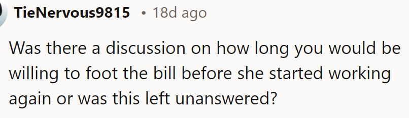 A Redditor was curious about their agreement