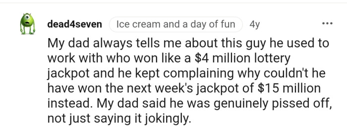 Some people need to learn how to be content