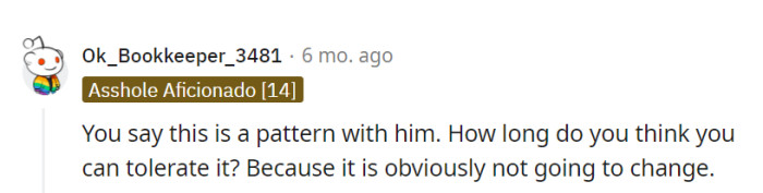 A pattern of mystery with no magic tricks? Time to pull a disappearing act on this relationship.