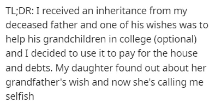 A little summary of the story