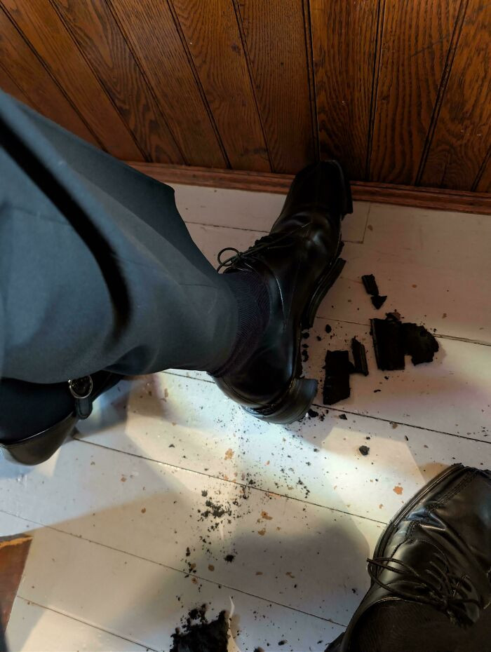 "My Shoes Disintegrated Yesterday At A Church Funeral."