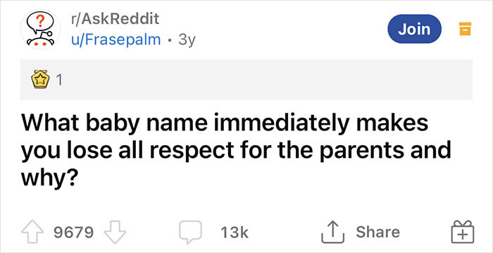 The question is popped...