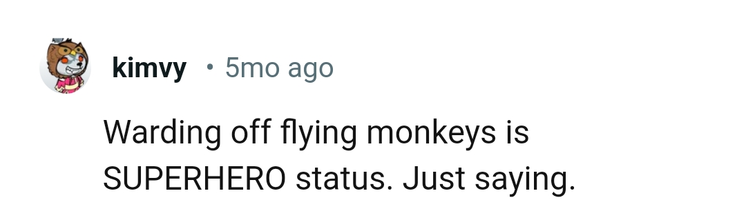 According to this Redditor, this is a superhero status