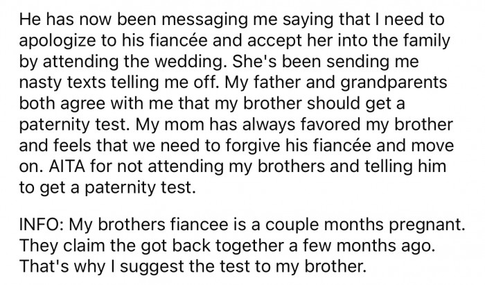 OP was unsure whether she acted appropriately, so she decided to consult with the Reddit community.