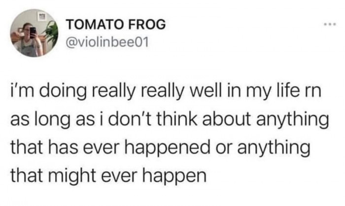 4. That's right, convince yourself.