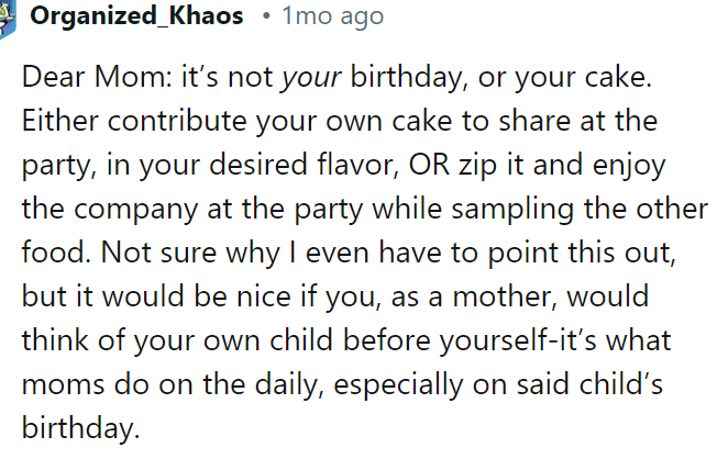 Another Redditor agreed with the OP's POV