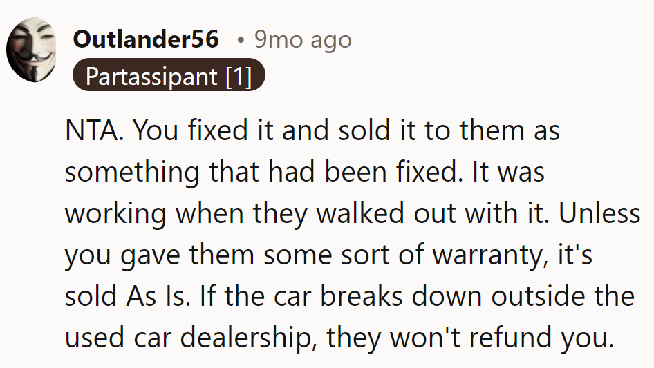 Sold as is, not a lemonade stand. No warranties, just buyer beware!