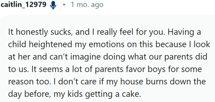 Having a child heightened OPs emotions