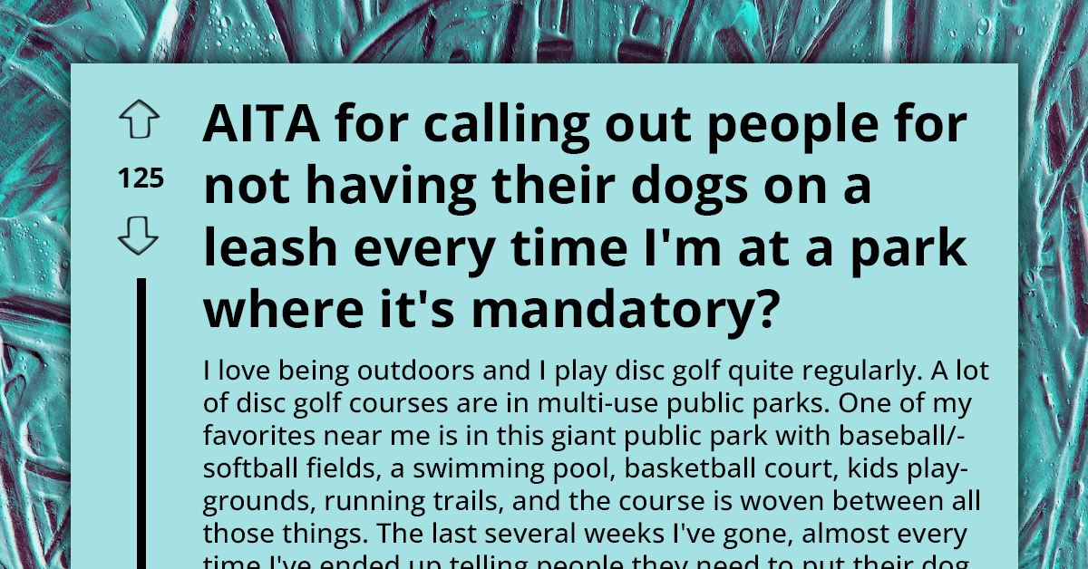Disc Golfer Criticized For Insisting On Dog Leash Law in Public Park