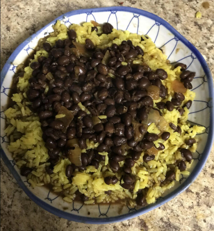 Boxed rice is never a bad idea, especially with beans.