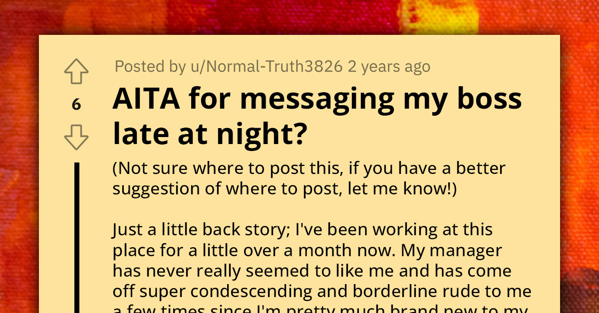 New Employee Notifies Manager At 3 AM About Missing Work, Wonders Why Manager Is Mad