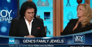 16. Moment when Gene Simmons spoke about sleeping with other women in front of his wife, which made her walk off the set