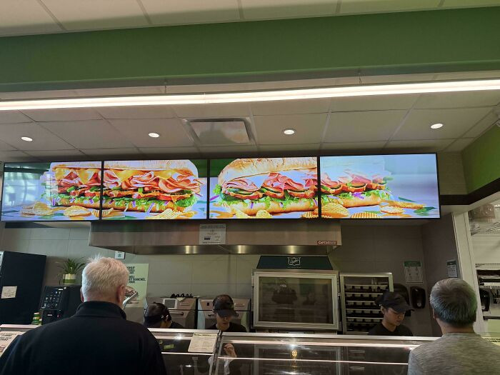 "When Digital Menus Randomly Change To A 30s Advert"