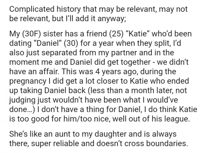 The OP writes this complicated history that may be relevant or not