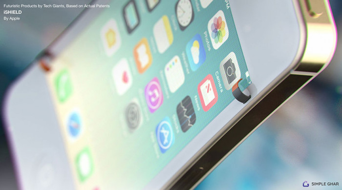 This is a small device that helps shield the phone screen if it happens to be dropped.