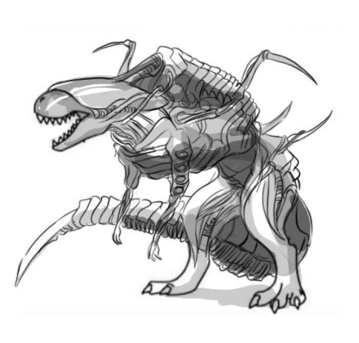 20. Could you imagine a T. rex xenomorph hybrid?