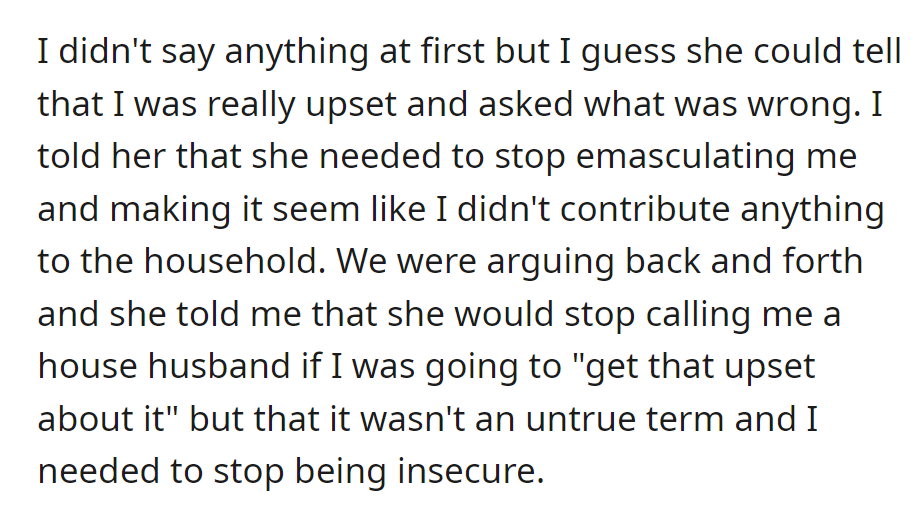 He confronted her about the 