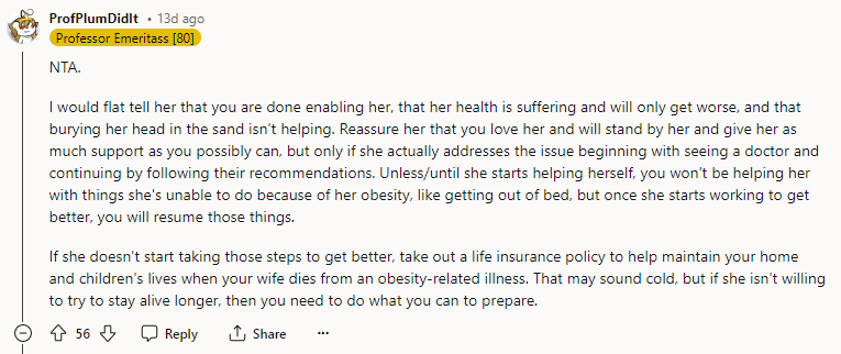 Her Health Is Suffering and Will Only Get Worse