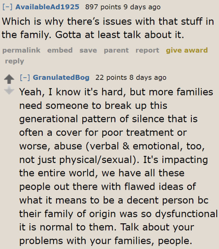 Other Redditors feel that this issue needs to be discussed with the dying father-in-law.