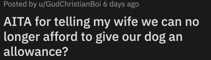 According to this post by OP, is he at fault?