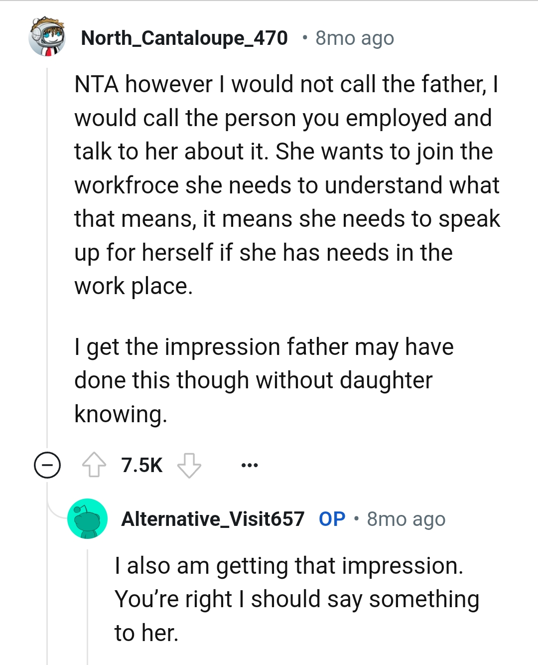 Speaking Up for Herself