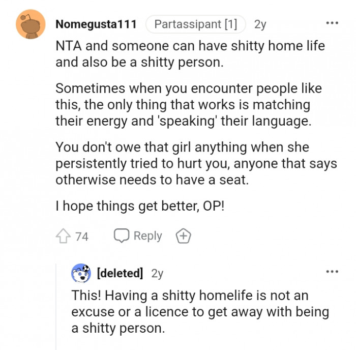 The only thing that works is matching their energy