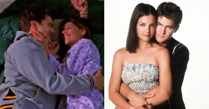 9. Joshua Jackson and Katie Holmes in Dawson's Creek: