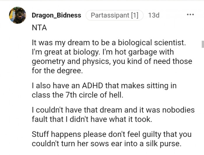 This Redditor could not have that dream