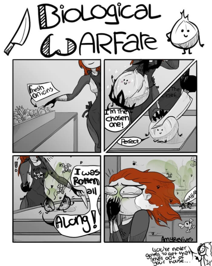 16. That rotting onion