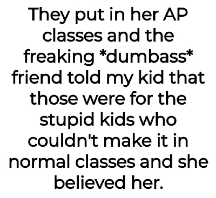 Led astray by a misguided friend