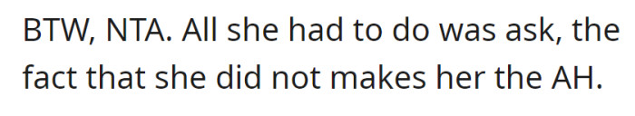 The neighbor should have asked them for permission