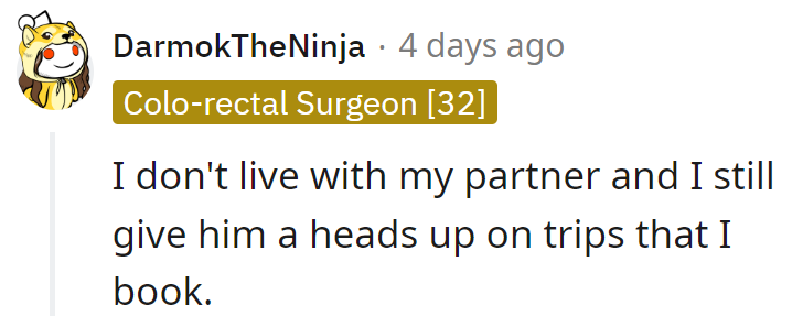 Separate nests, same etiquette! Next time, it's a pre-flight notification.