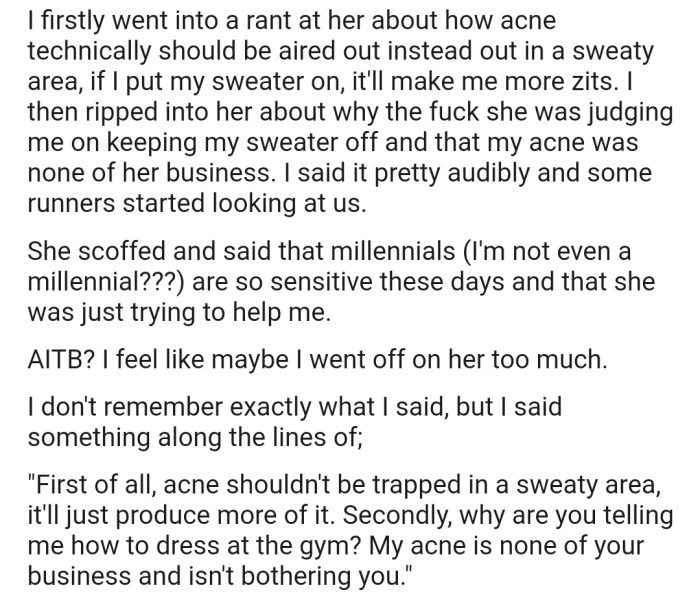 OP Got Upset and Went on a Rant That Attracted the Attention of Other People at the Gym