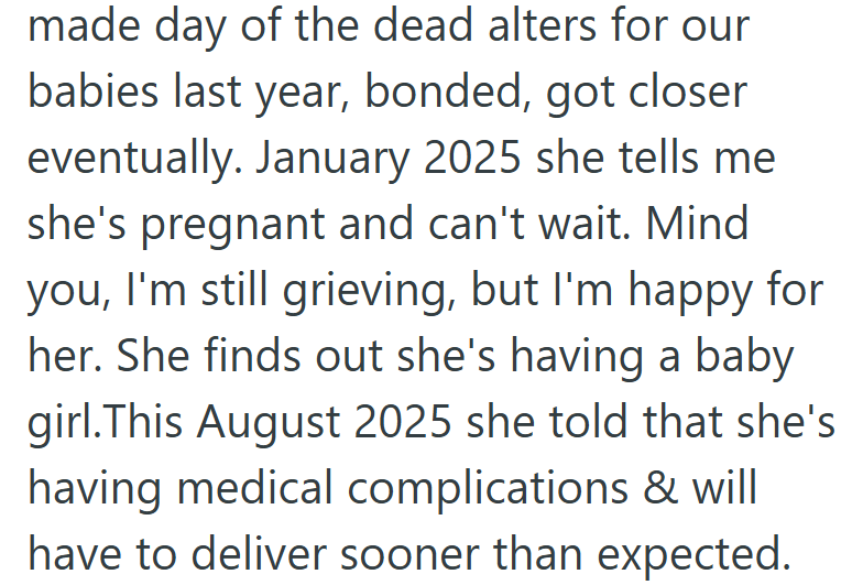 Their shared pain had built a quiet friendship. But joy and sorrow rarely stay neatly separated.