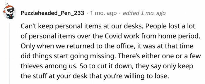 15. Thieves are stealing from each other