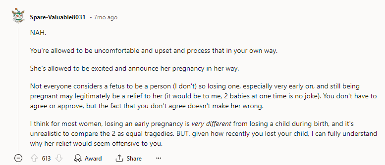 You're allowed to be uncomfortable and upset and process that in your own way