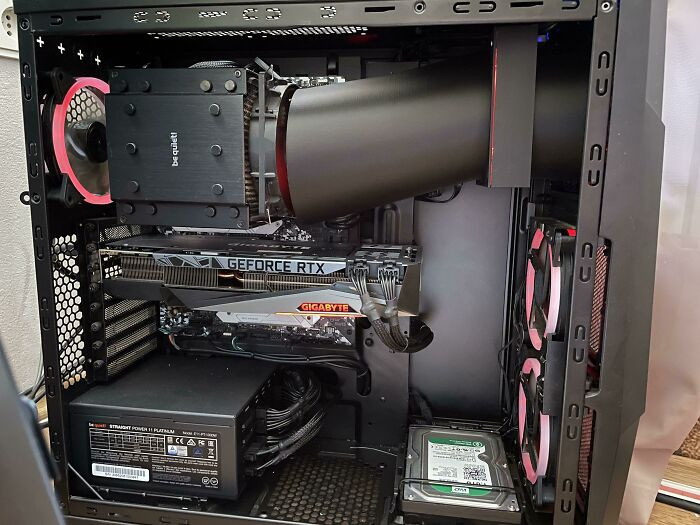 "Air Duct That Delivers Fresh Air Directly To My Cpu Cooler"