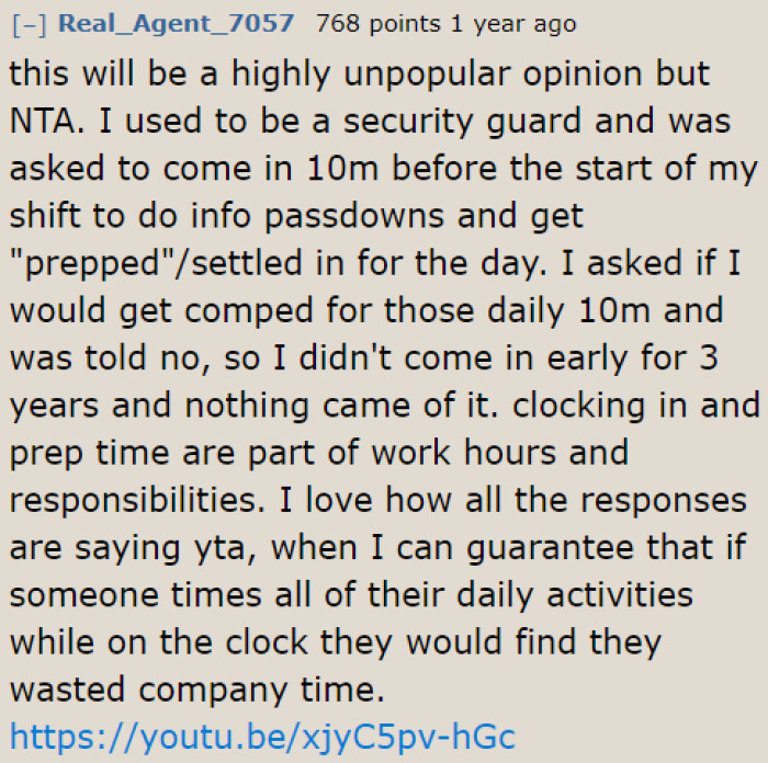 A Redditor shares the same attitude as the OP.