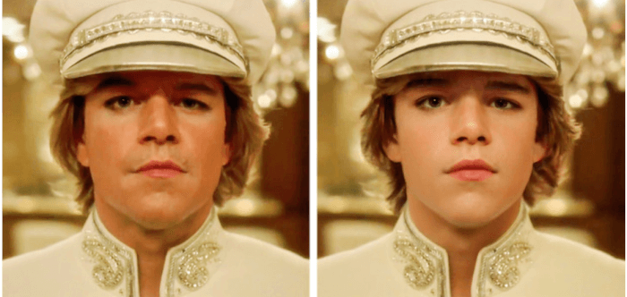 3. Matt Damon As Scott Thorson In “Behind the Candelabra”