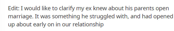 She also added a little edit to share her boyfriend's perspective at the time.