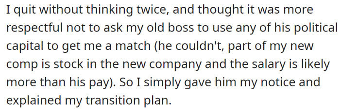 So, They Informed Their Boss About the Decision: