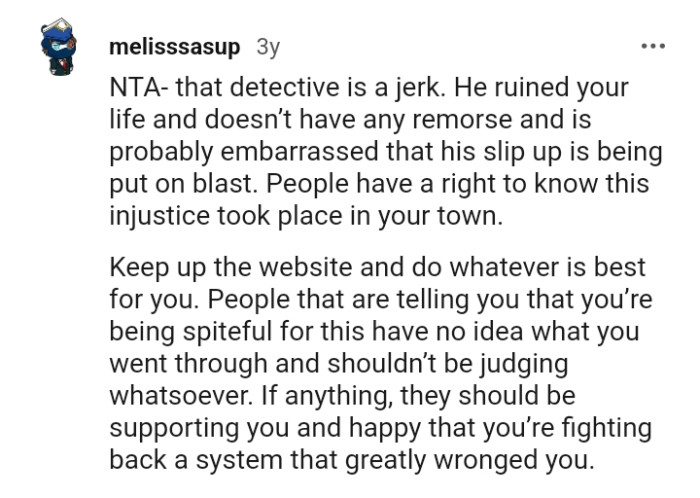 People have a right to know about this injustice