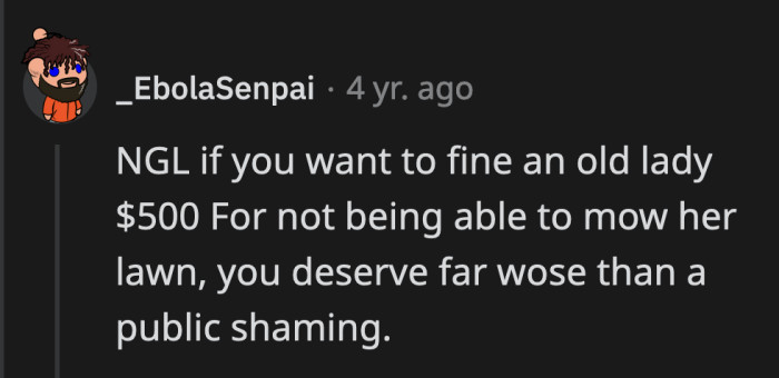 They publicly called out Jessica and the HOA for their parasitic practices, which isn't really far from what Jessica was doing on Next Door